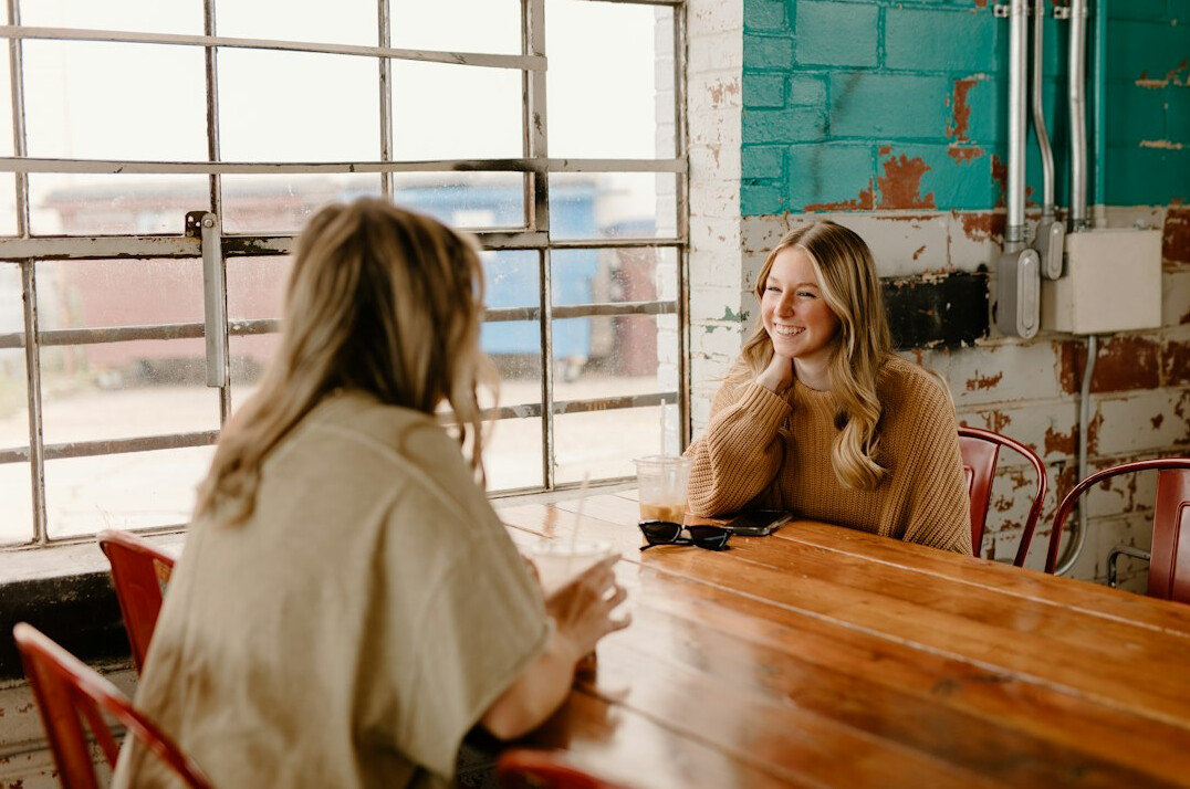 woman leading discussion